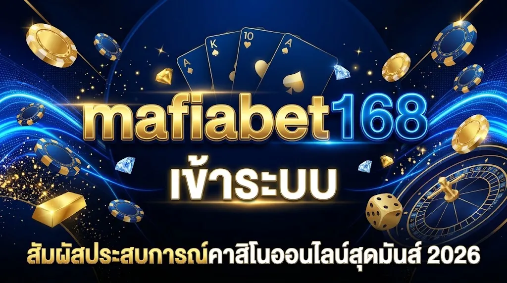 mafiabet168 เข้าระบบ: สัมผัสประสบการณ์คาสิโนออนไลน์สุดมันส์ 2026